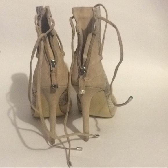 GUESS Ayana python peep toe bootie - Picture 5 of 8